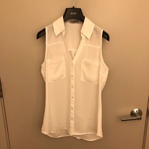 Express white blouse XS
